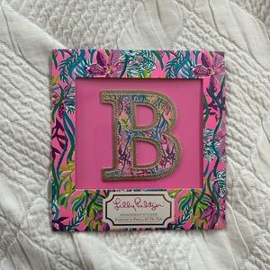 Lilly Pulitzer B Monogram Sticker